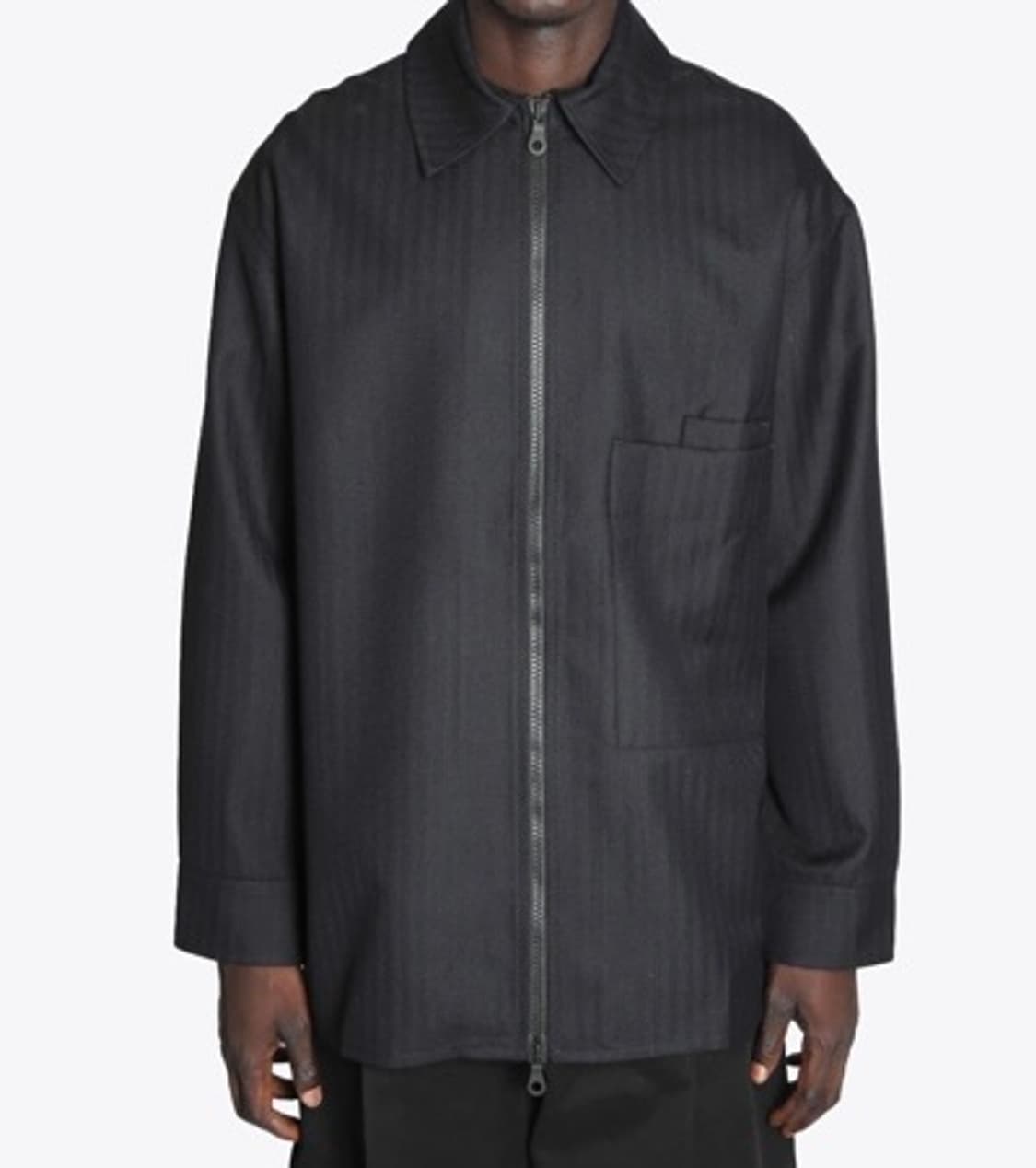 스튜디오 니콜슨 와이트 헤리티지 헤링본 자켓 다크 네이비 상품이미지1