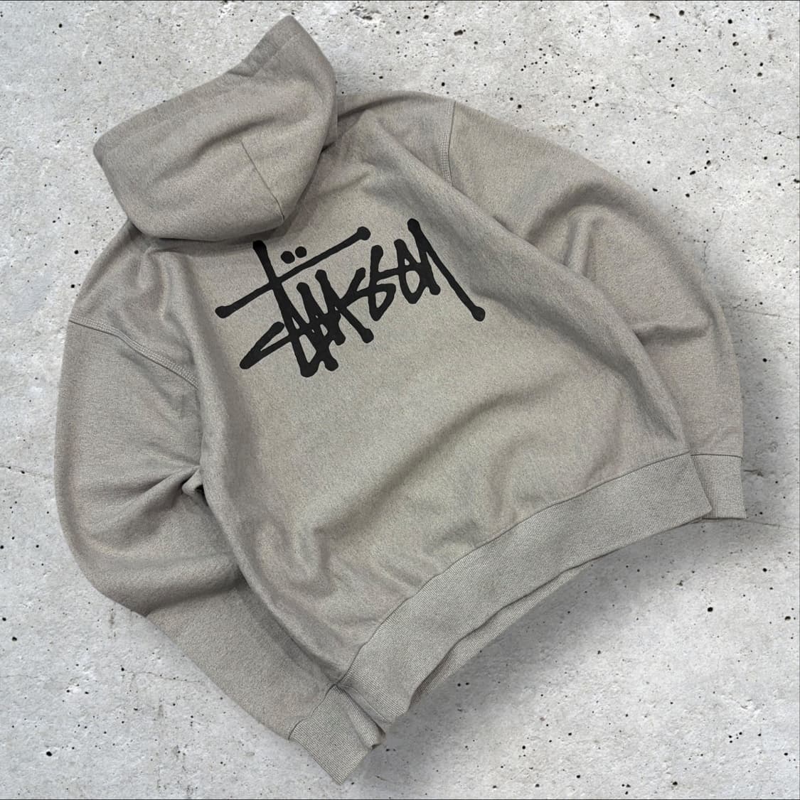 [M] 스투시 2022 베이직 로고 후드티 그레이 B953 상품이미지1