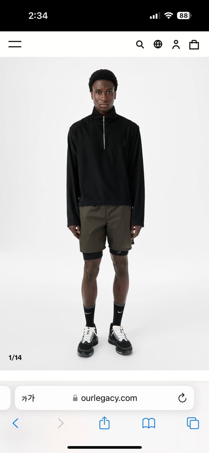 OUR LEGACY WORKSHOP SPORT HALF ZIP 상품이미지2