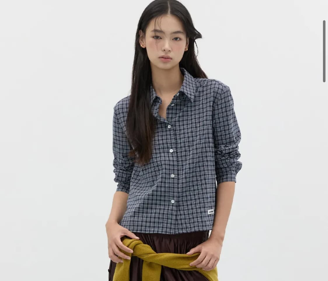 미치코런던코시노 체크셔츠 상품이미지1