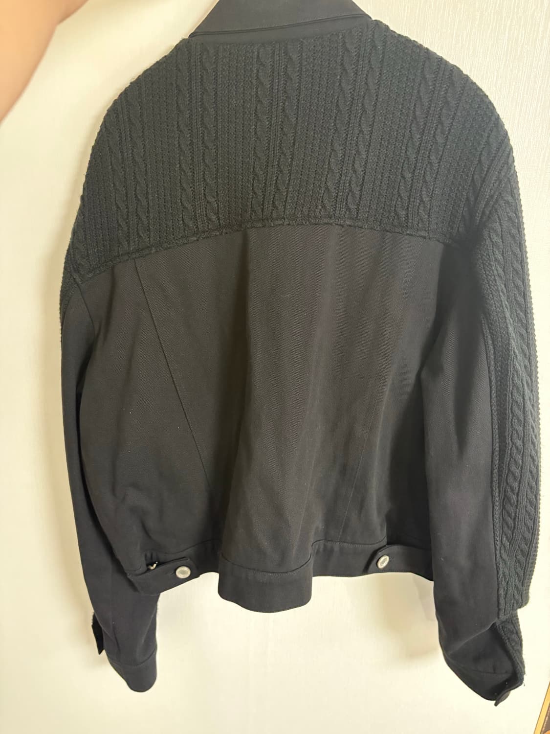 애니타임로릭 ZINNIA MIX JACKET-BLACK (L 사이즈) 상품이미지4