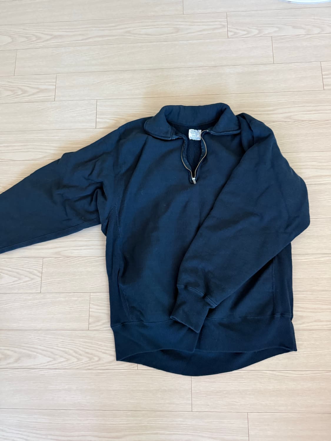 웨어하우스 lot 485 하프집 스웻 (네이비, L) 상품이미지1