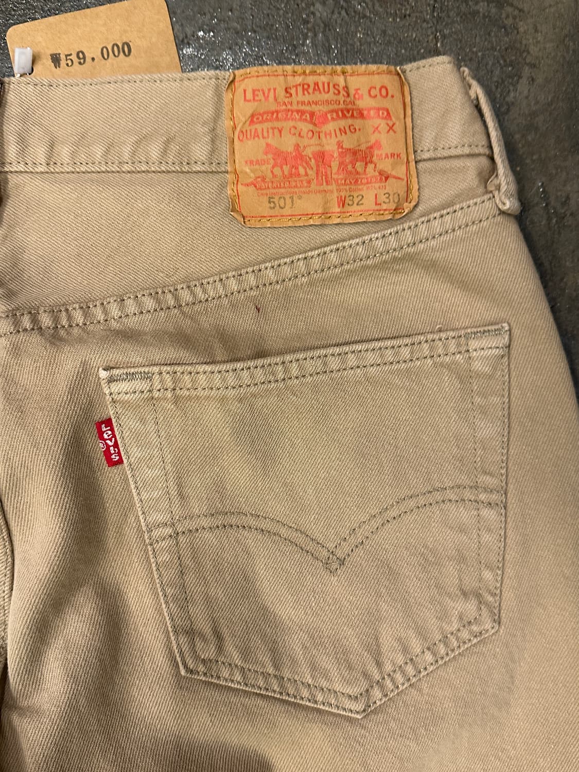 리바이스 501 W32 L30 상품이미지8