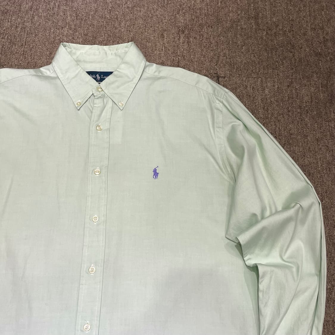 (16 1/2) POLO 폴로 랄프로렌 솔리드 셔츠 클래식핏 상품이미지5