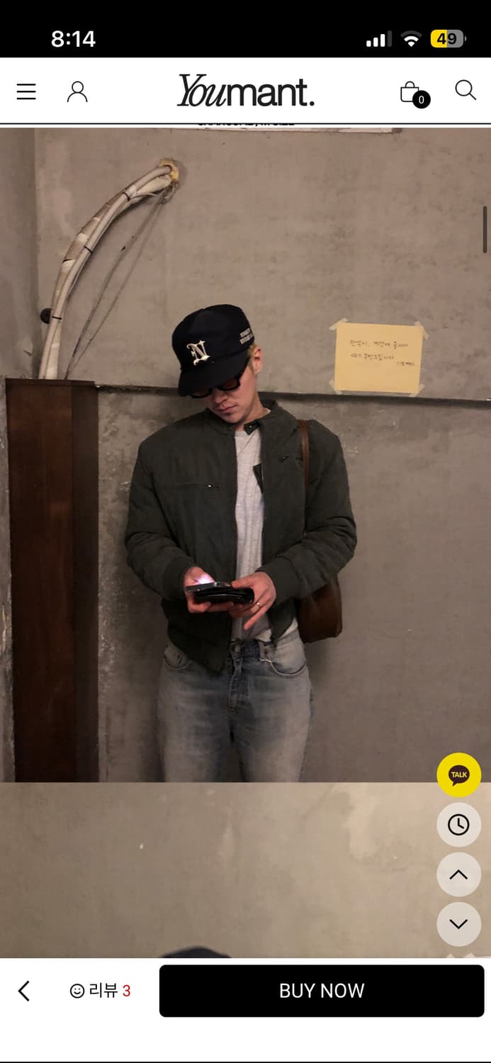 유먼트 라이더 봄버 자켓 상품이미지2