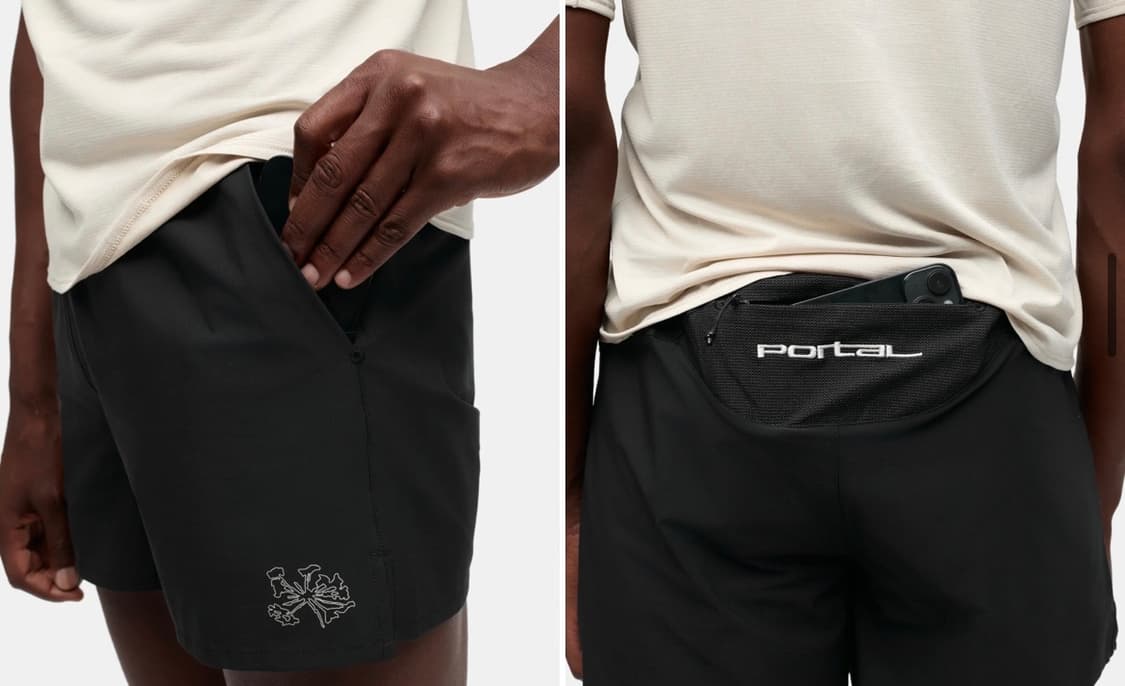 포탈 portal 러닝쇼츠 블랙M 상품이미지2