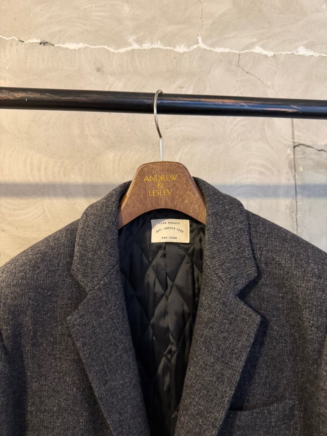 클럽모나코 체스터필드 코트 슬림100 상품이미지3