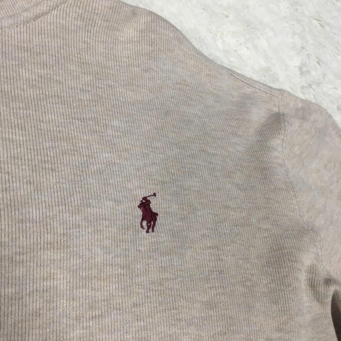 폴로 오트밀 하프집업 BB20 상품이미지2