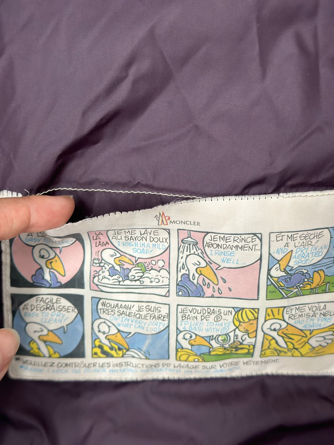 몽클레어 플라메뜨 버건디 롱패딩 상품이미지8