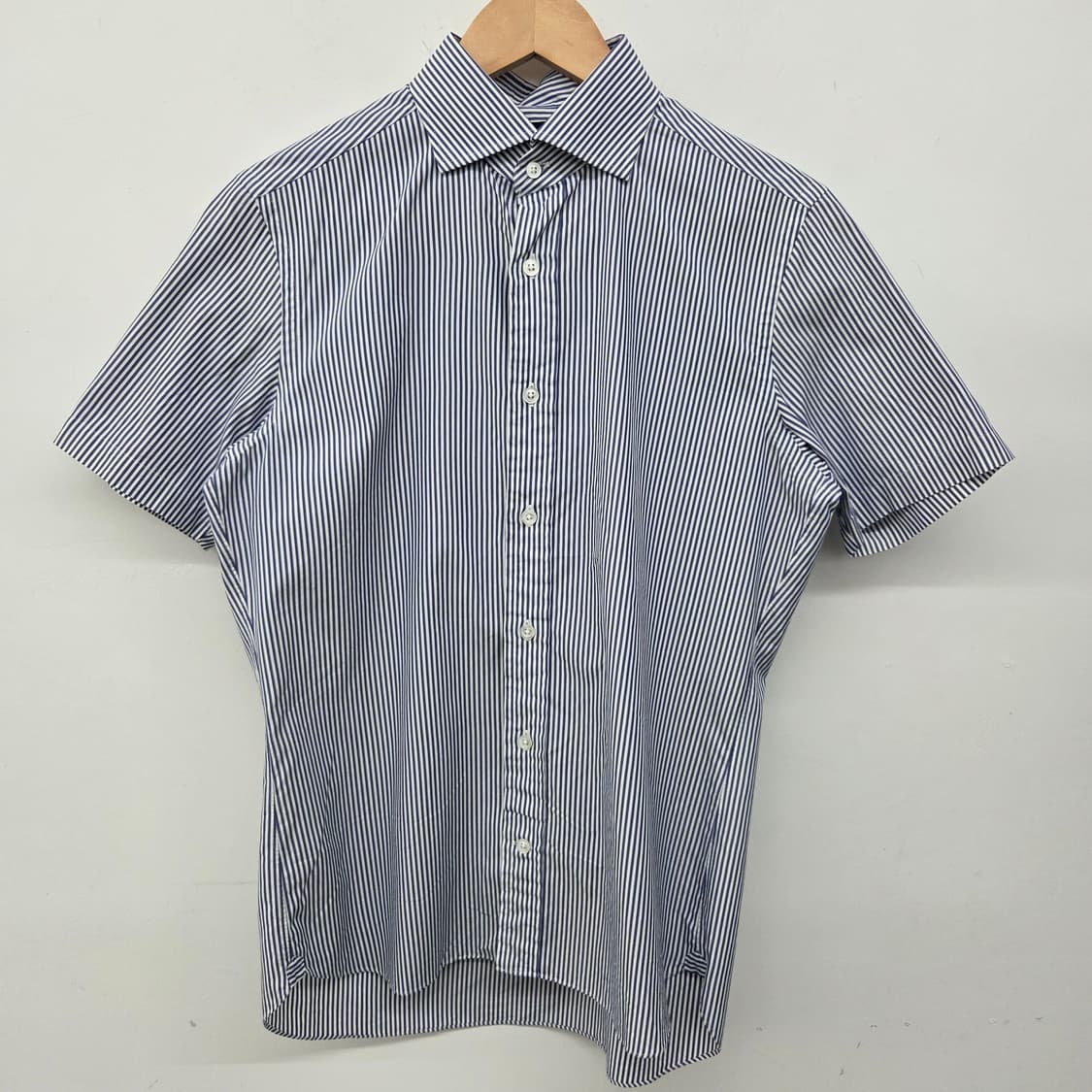빔즈 beams 스트라이프 반팔 셔츠 남m 상품이미지2