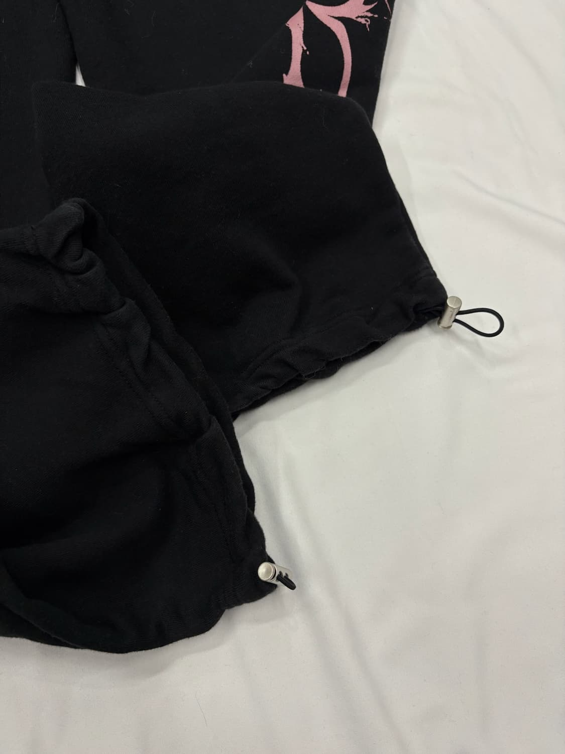 DXOH 디쏘에이치 썬더 로고 와이드 팬츠 Size: FREE 상품이미지5