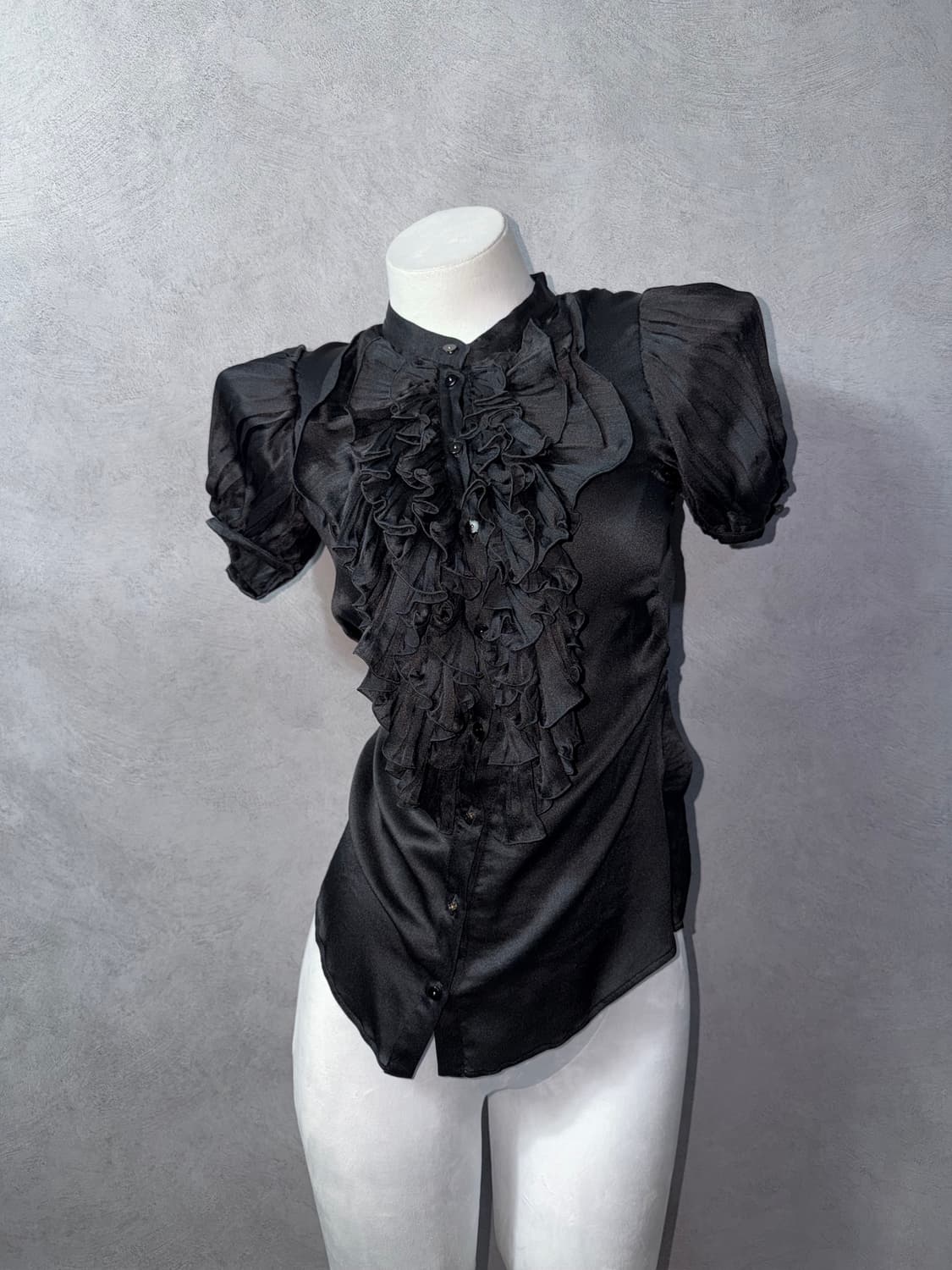 Alexander McQueen 07SS Silk RuffleBlouse 상품이미지10