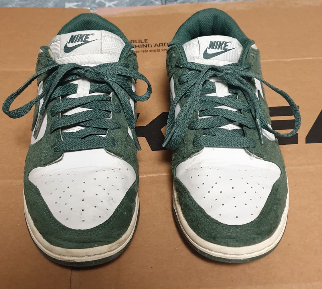 나이키 덩크로우 넥스트 네이처 스웨이드 빈티지 그린 (230) 상품이미지1