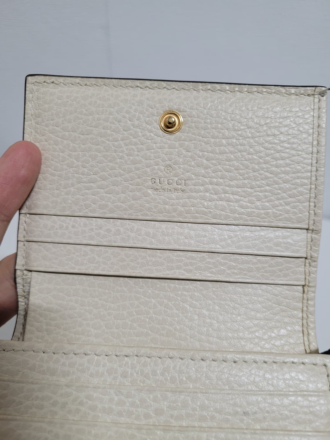 구찌 GG 마몬트 수프림 중지갑 금장 상품이미지10