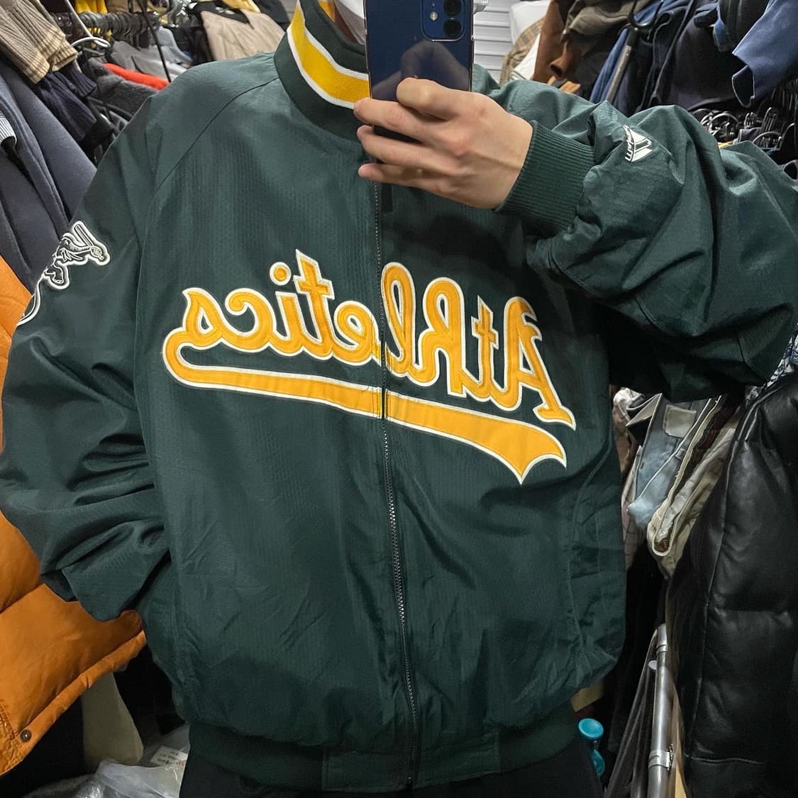 마제스틱 오클랜드 어쓸레틱 자켓 상품이미지1