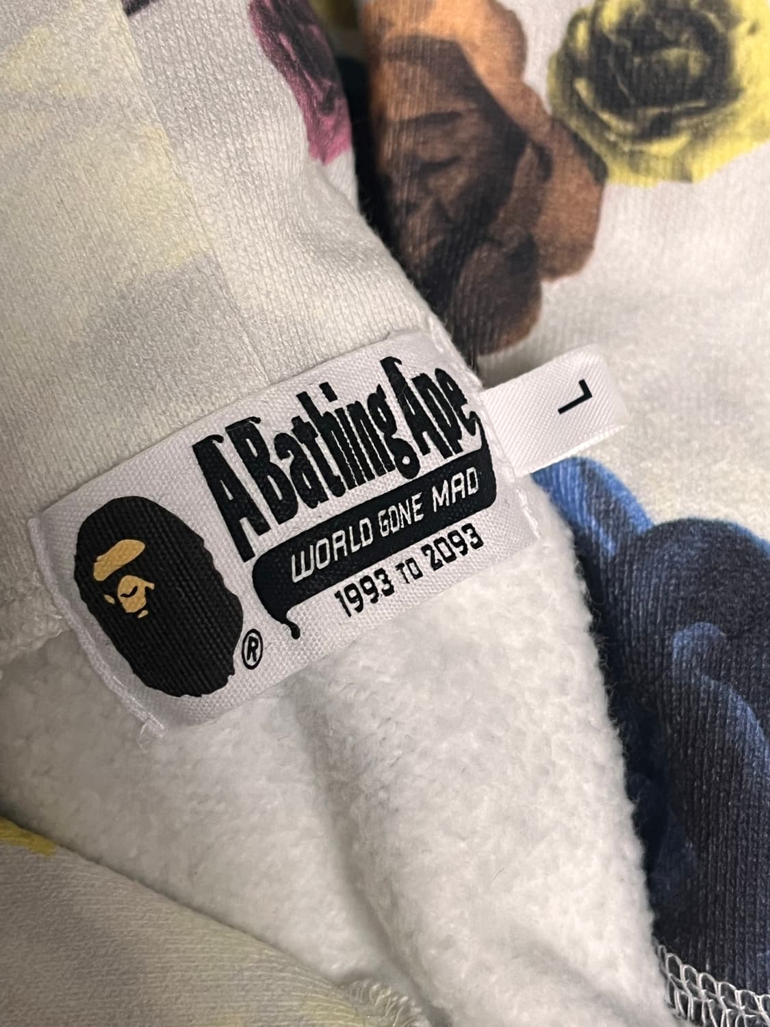 새상품급) 플로럴 카모 백계 후드집업  상품이미지3