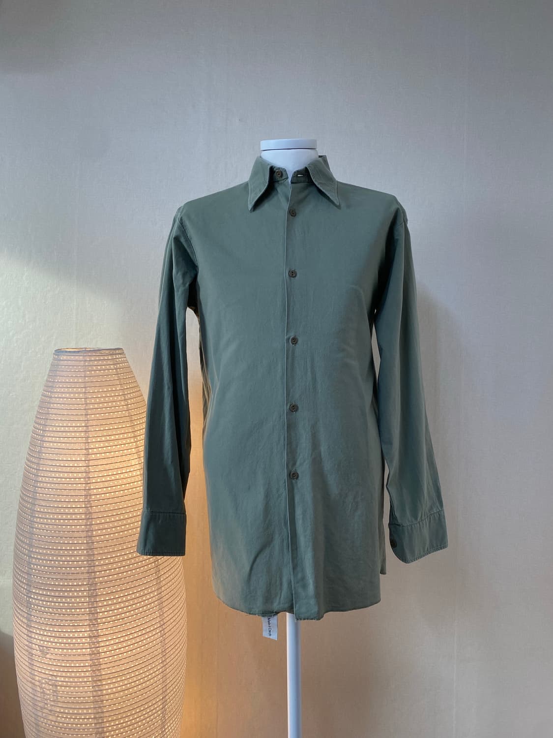 밀리터리 국방색 카키 셔츠 상품이미지1