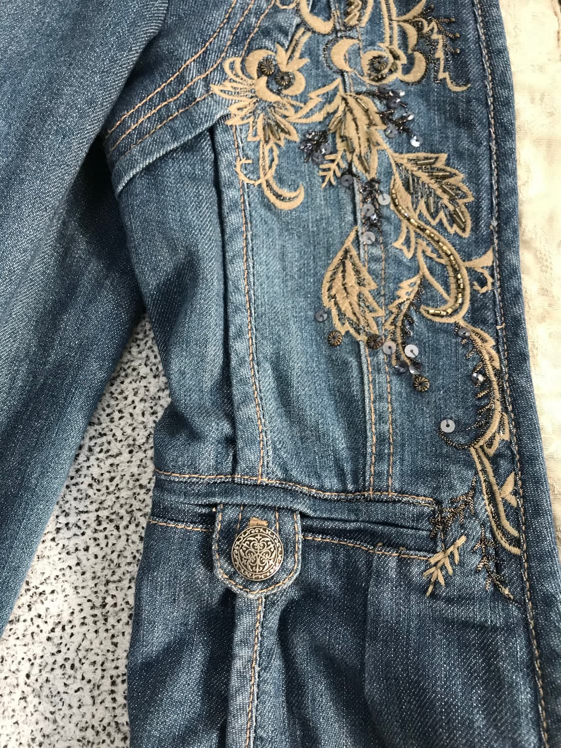 오리엔탈 데님 자켓 상품이미지7