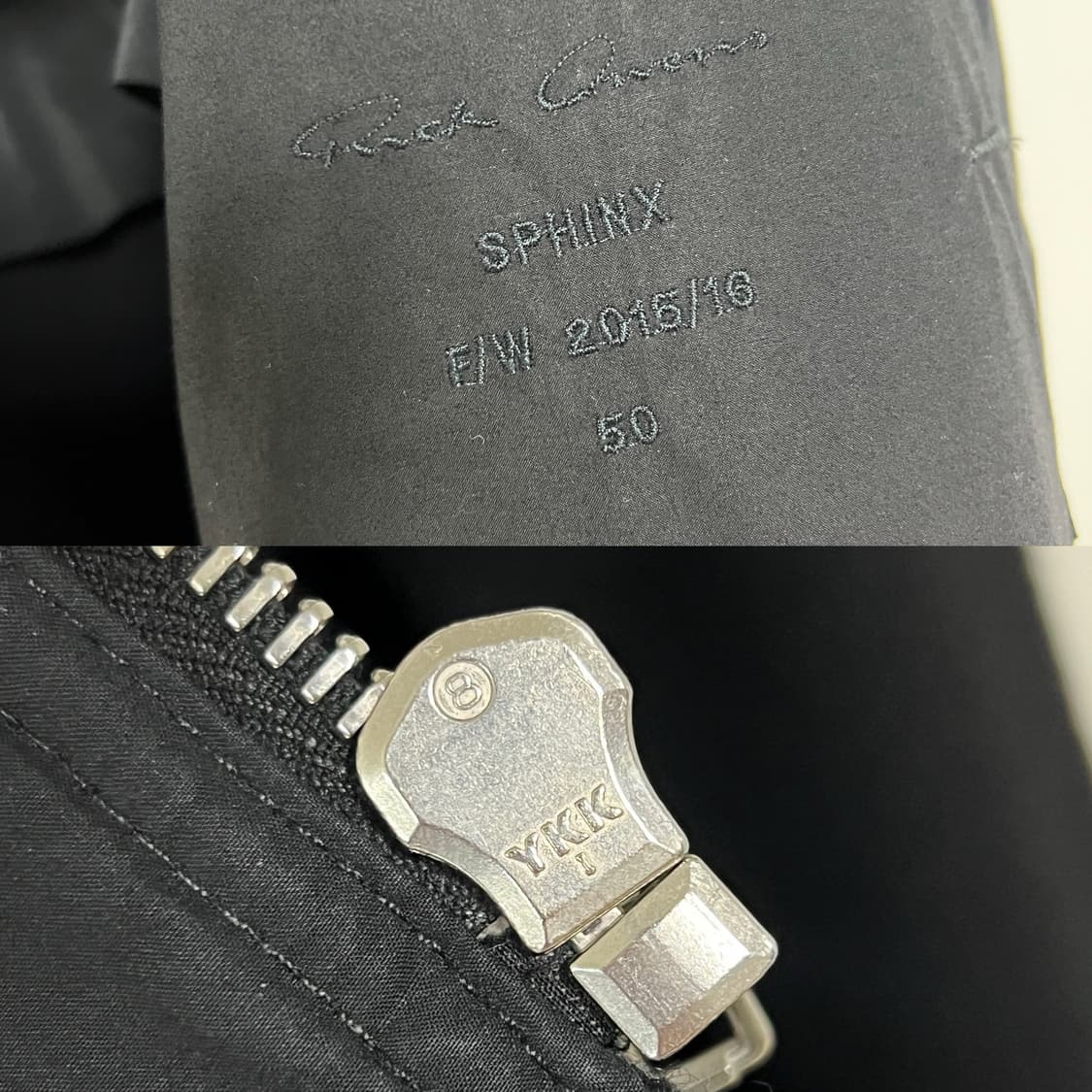 릭오웬스 15FW "SPHINX" 메인 컬렉션 울 코트 상품이미지7