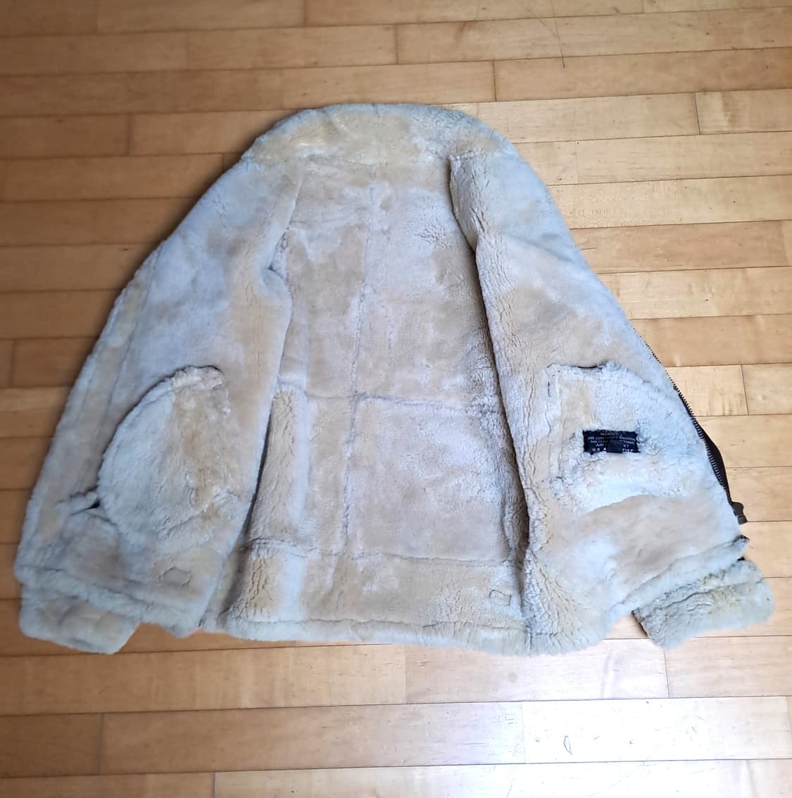 (택포) 양가죽 B-3 무스탕 국내생산 110 B786 상품이미지8