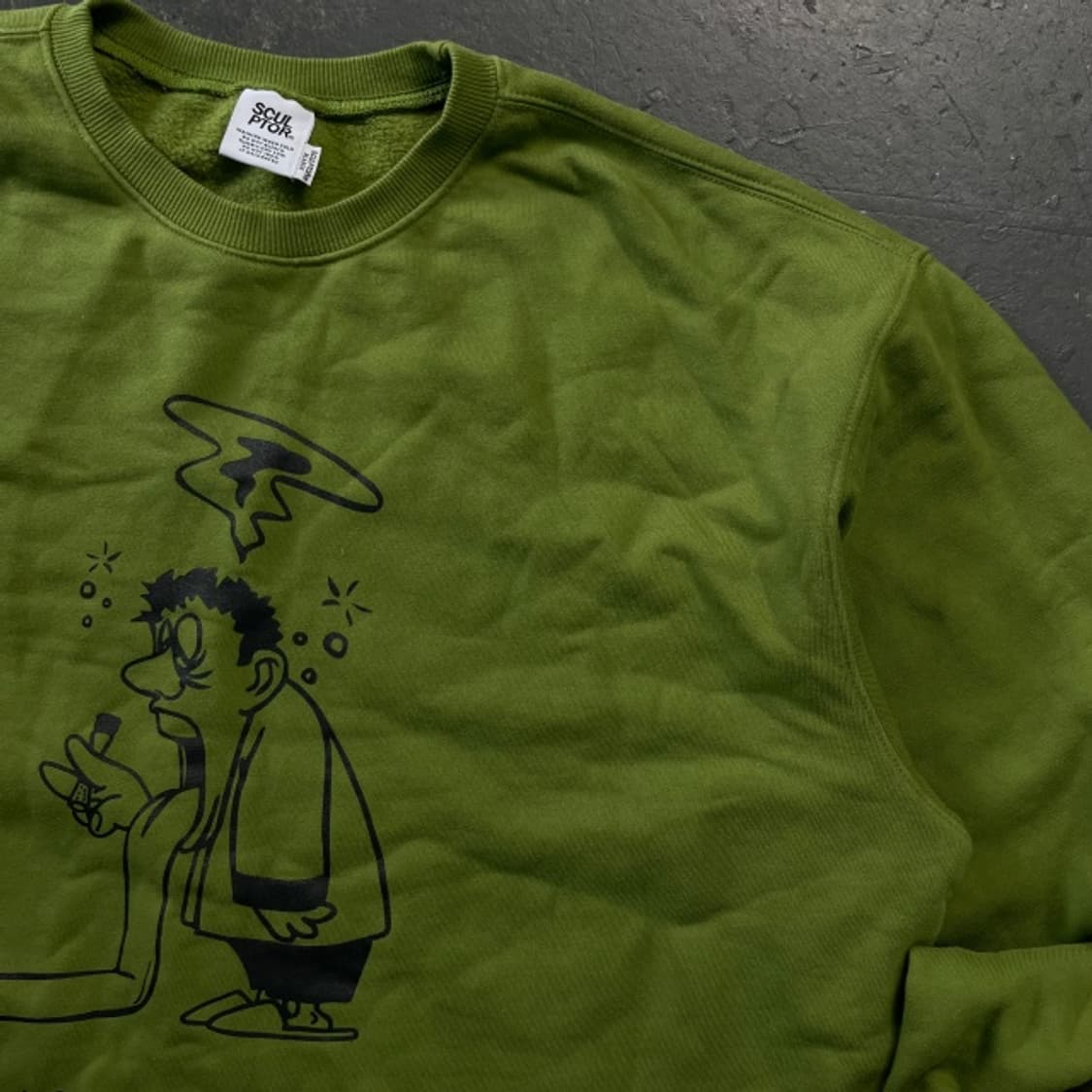 105 스컬프터 맨투맨 상품이미지2