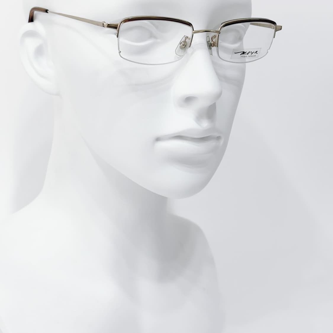 키지클럽 MOYA 브라운포인트  반무테 데드스탁 빈티지안경 상품이미지5