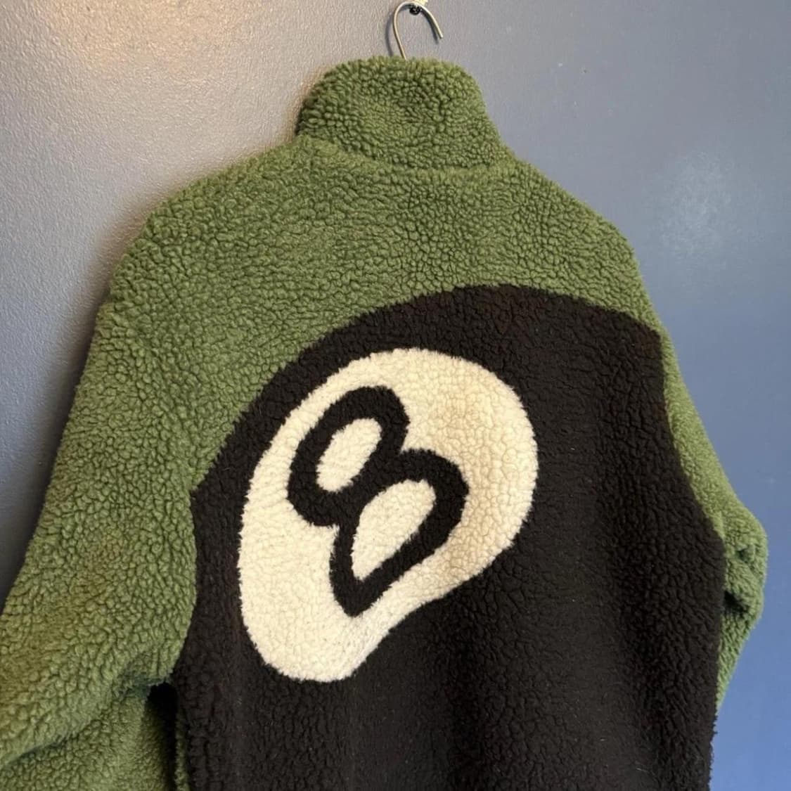 스투시 8볼 플리스 자켓 그린 상품이미지4