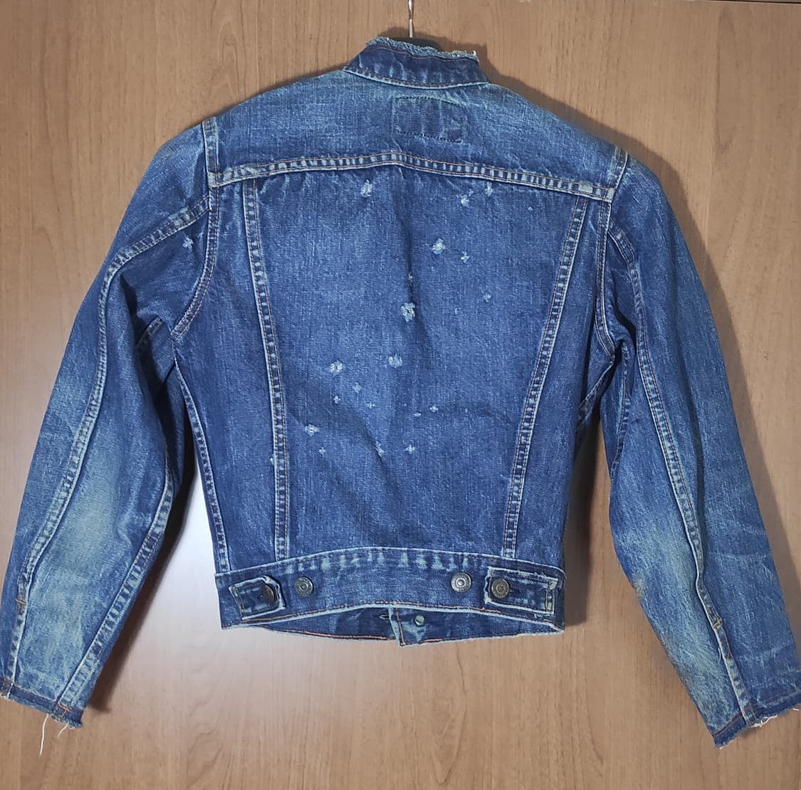 70s 리바이스 데님 자켓 빅E 매우작은사이즈 상품이미지3