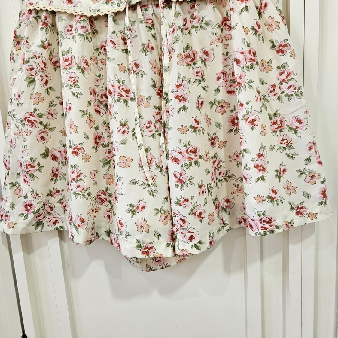 플라워 레이스업 큐롯팬츠 상품이미지3