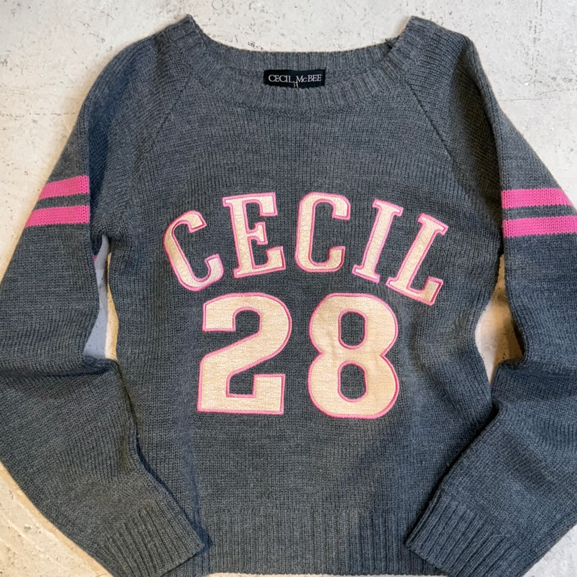 Cecil Mcbee 빅로고 니트 상품이미지2