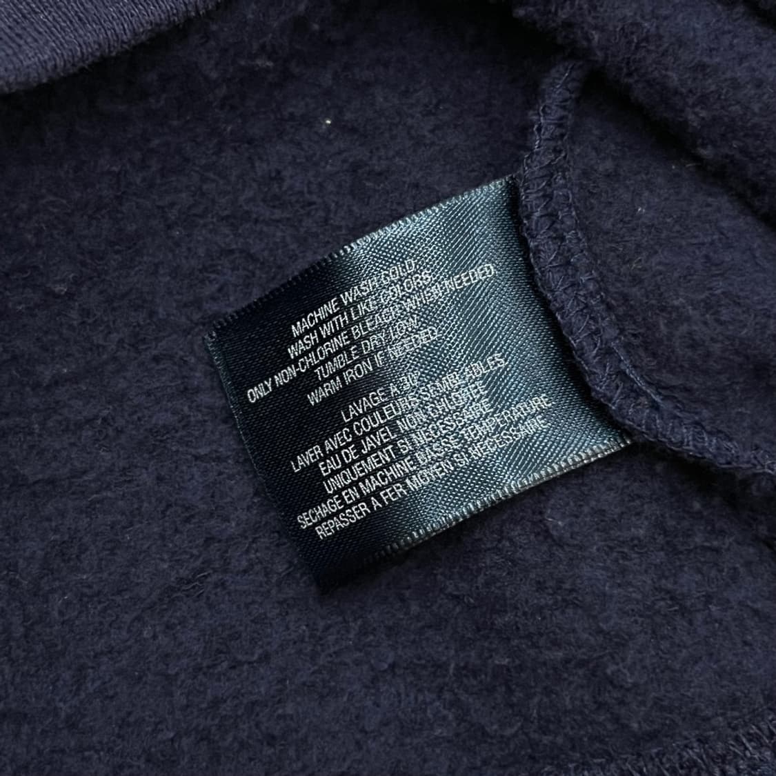 폴로 랄프로렌 빅포니 머스타드 아수라 네이비 후드집업 L 상품이미지6