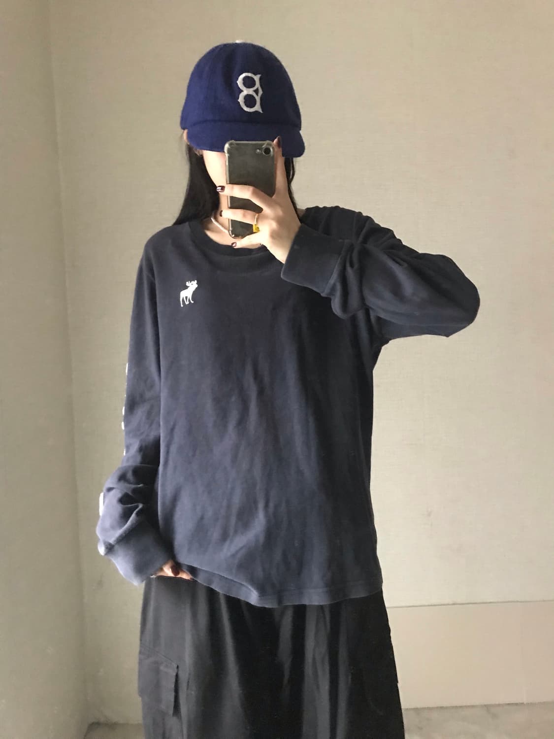 아베크롬비 네이비 롱슬리브 상품이미지3