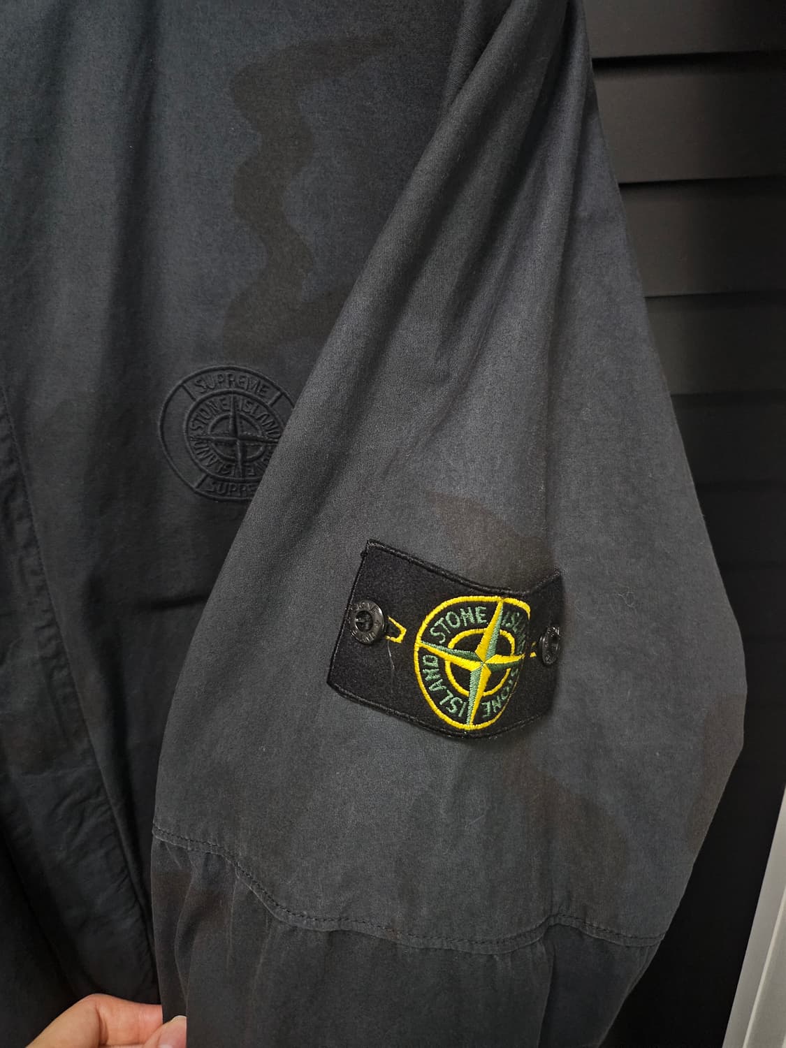 스톤아일랜드 슈프림 슈스톤 라이엇 카모 자켓 XL 상품이미지8