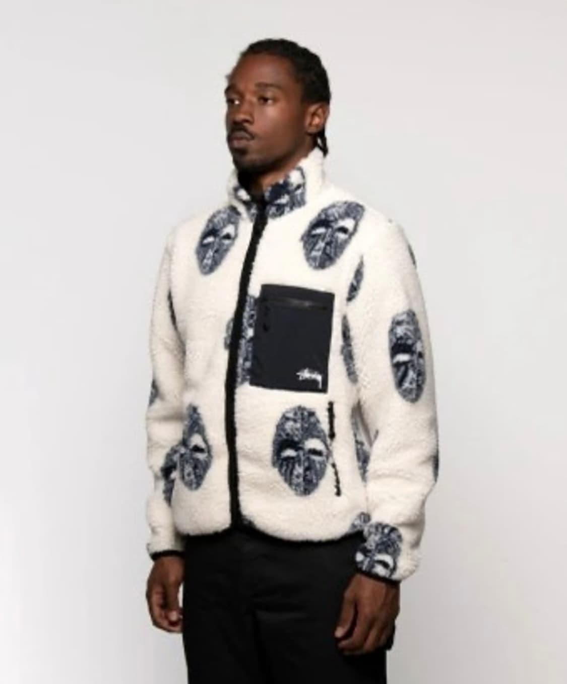 Stussy Mask Sherpa Jacket 스투시마스크 플리스후리스  상품이미지1