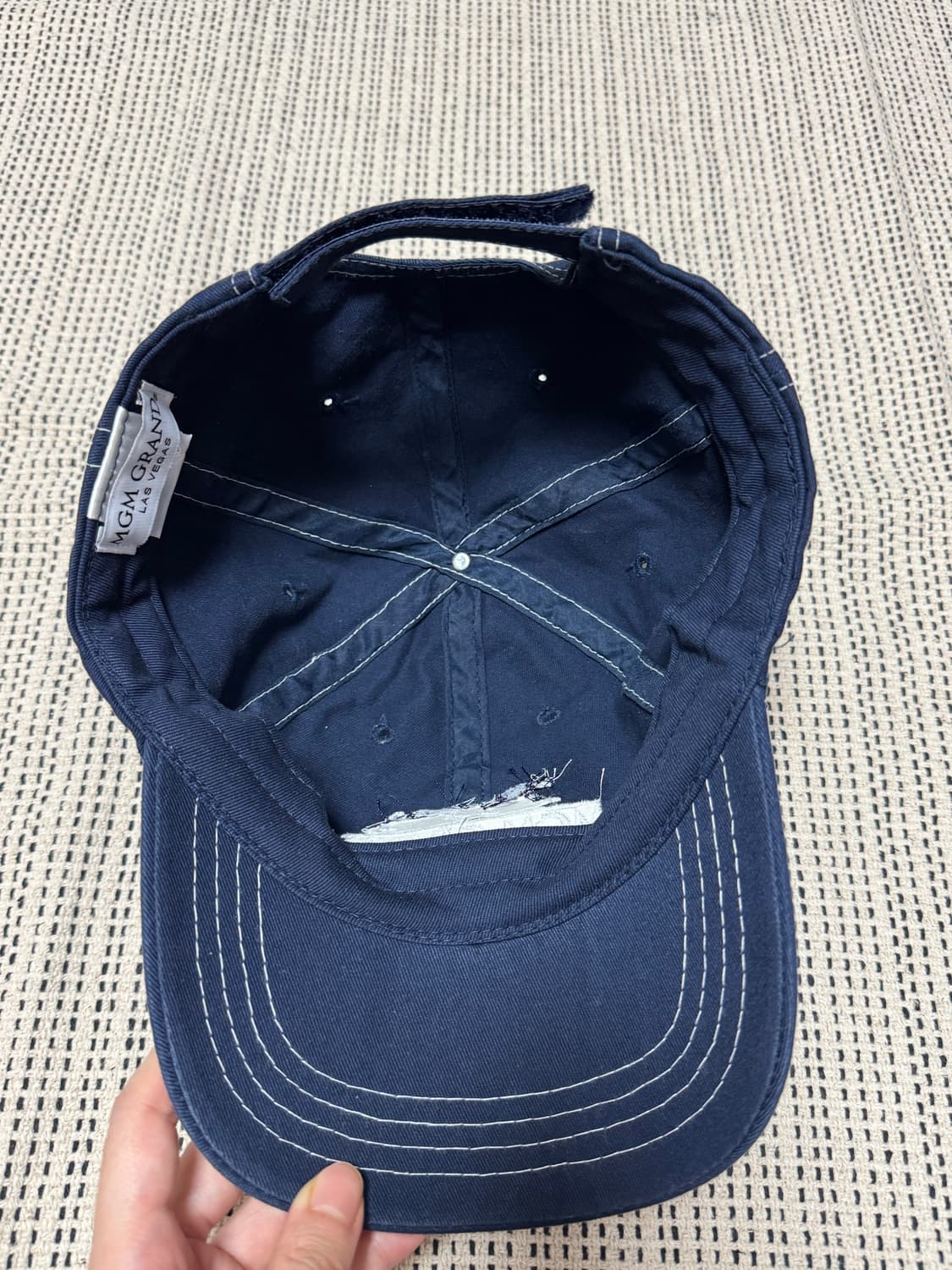 MGM Grand 라스베가스 네이비 볼캡(새상품) 상품이미지4