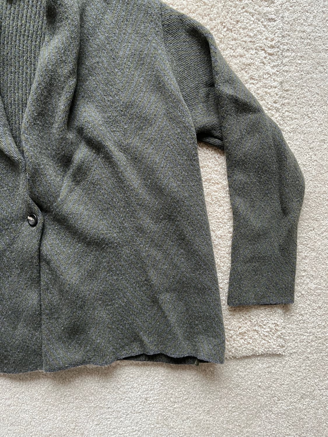 아틀리에 프란세 드 콩페시옹 캐시미어 숄카라 가디건 (100) 상품이미지5