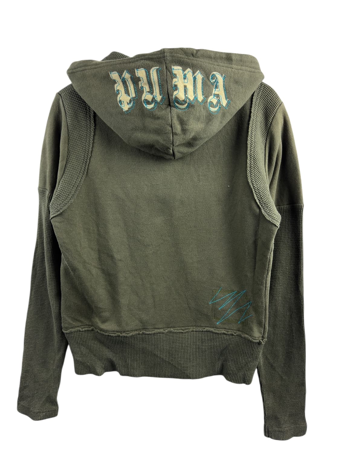 퓨마 Y2K 레터링 카키 후드집업1459 상품이미지1