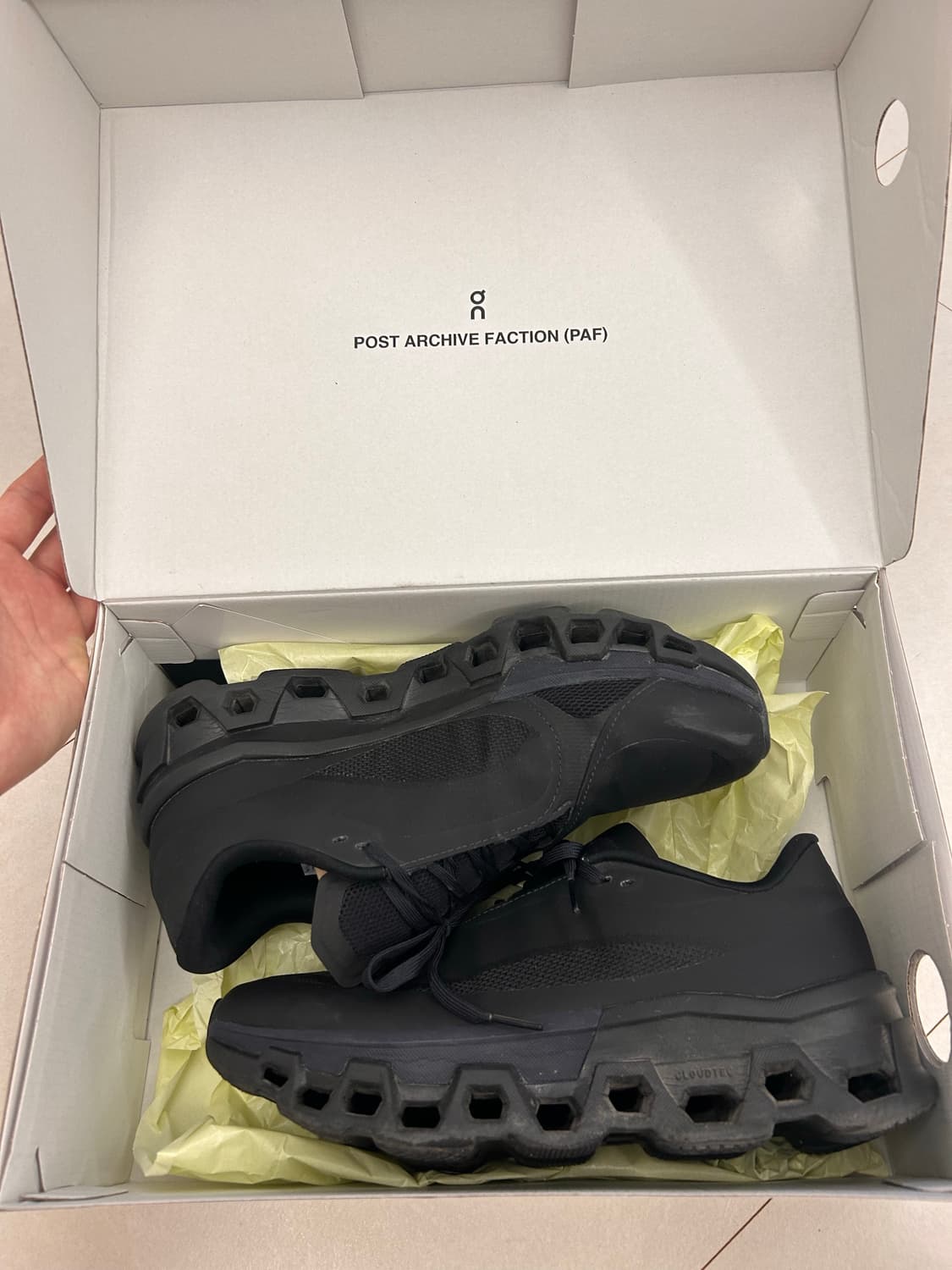 온러닝 파프 블랙 270 9사이즈 상품이미지9