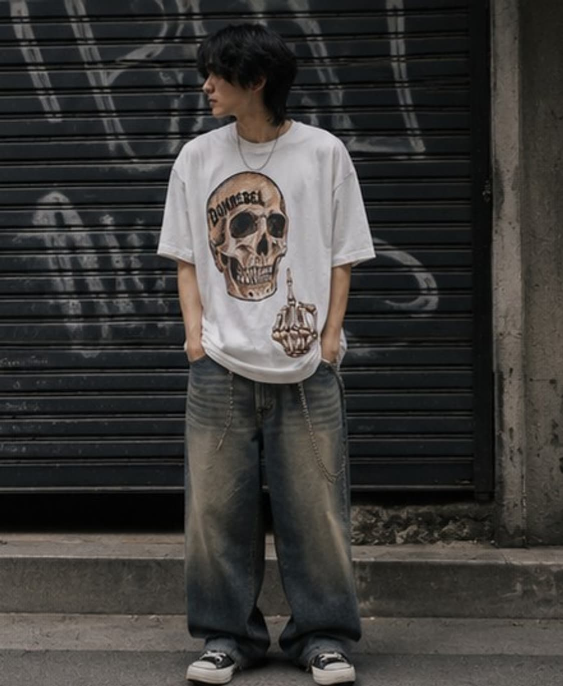 DoomLevel Skull T-Shirt 상품이미지2
