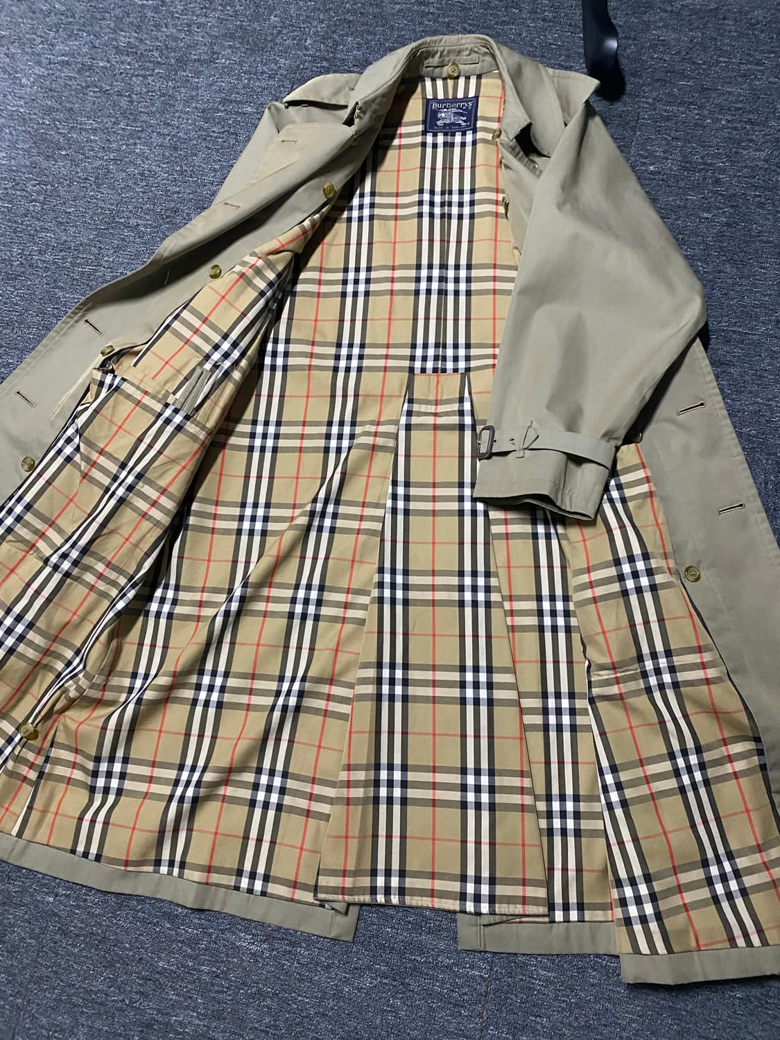 소장품정리. 버버리 원패널 개버딘 트렌치코트 상품이미지4