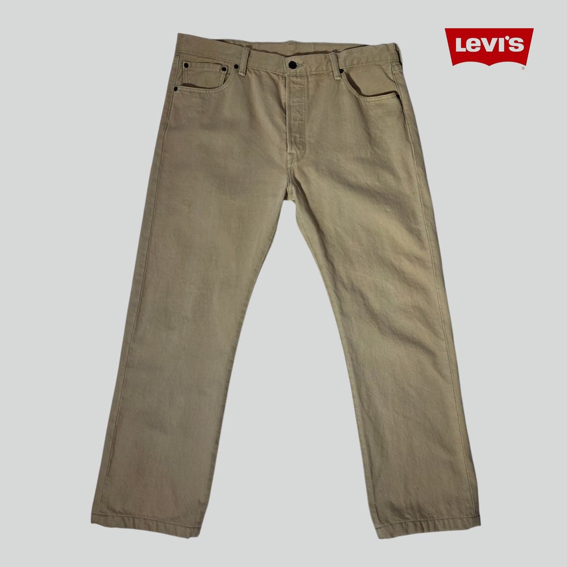 [W36L30]리바이스 501 브라운 데님팬츠 상품이미지1