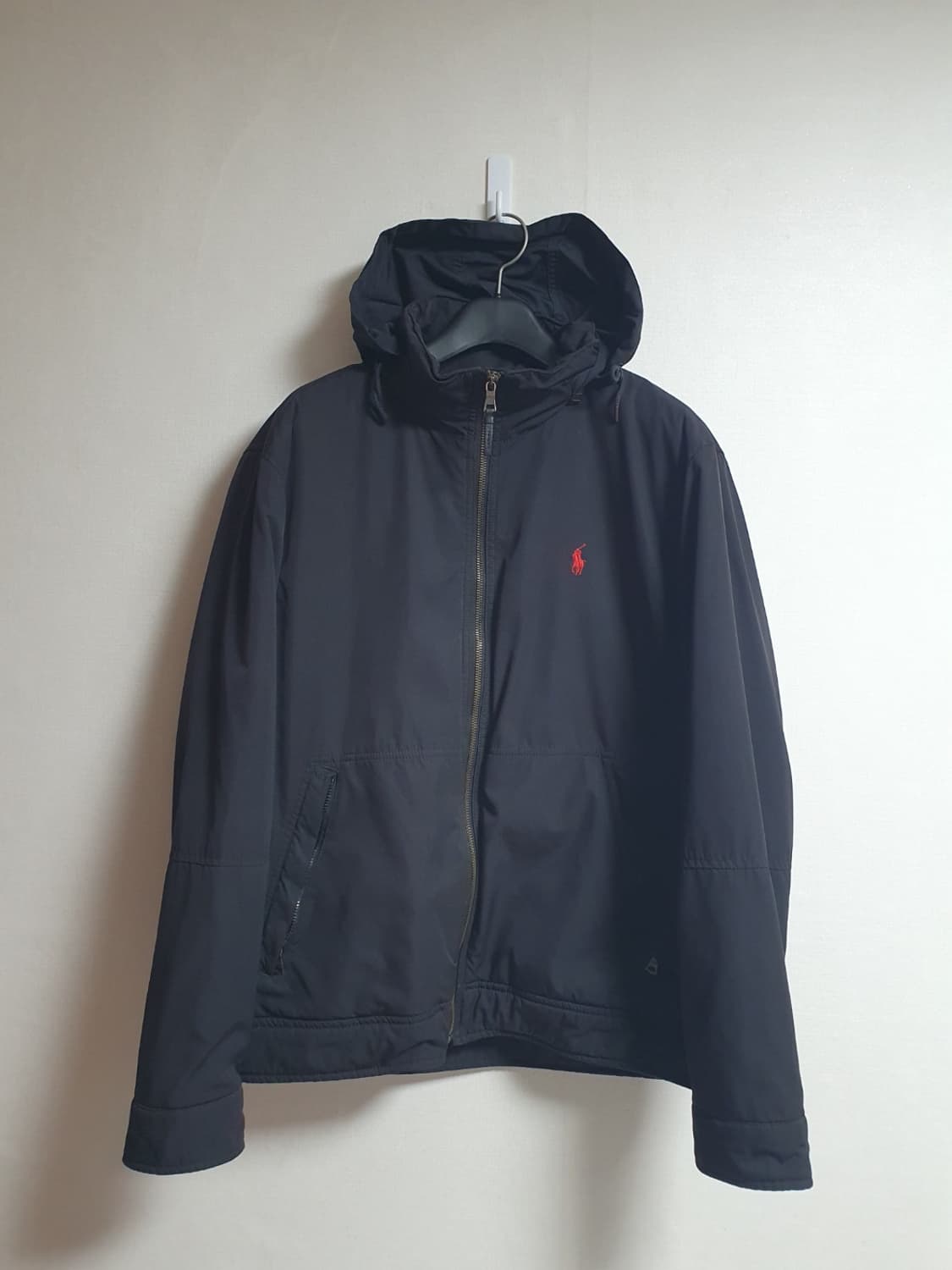 폴로 랄프로렌 남성 집업 자켓 블랙 레드포니 L 상품이미지3