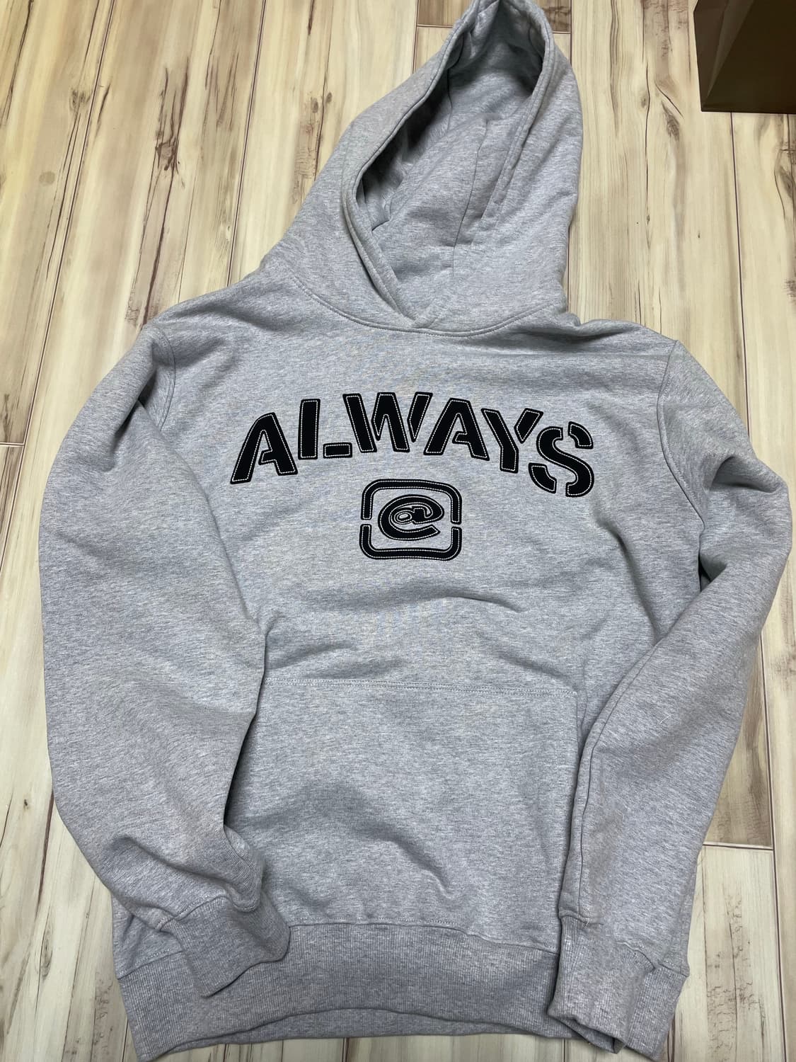 (새상품) always do what you 올웨이즈 회색 후드 XL 상품이미지1