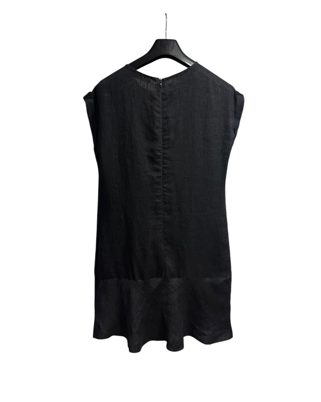 산드로(sandro) 마100% 블랙 슬리브리스 원피스 43size 상품이미지9