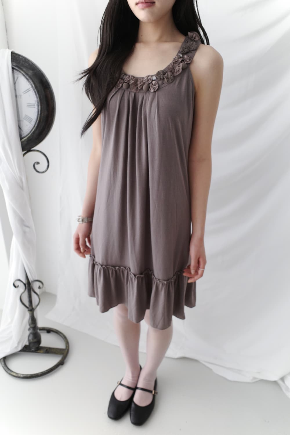 flower sleeveless one-piece 상품이미지5