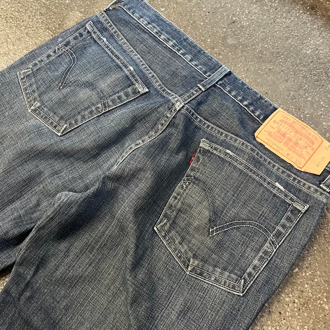 00s Levis517 아시안핏 데님 부츠컷 (32“) 상품이미지3