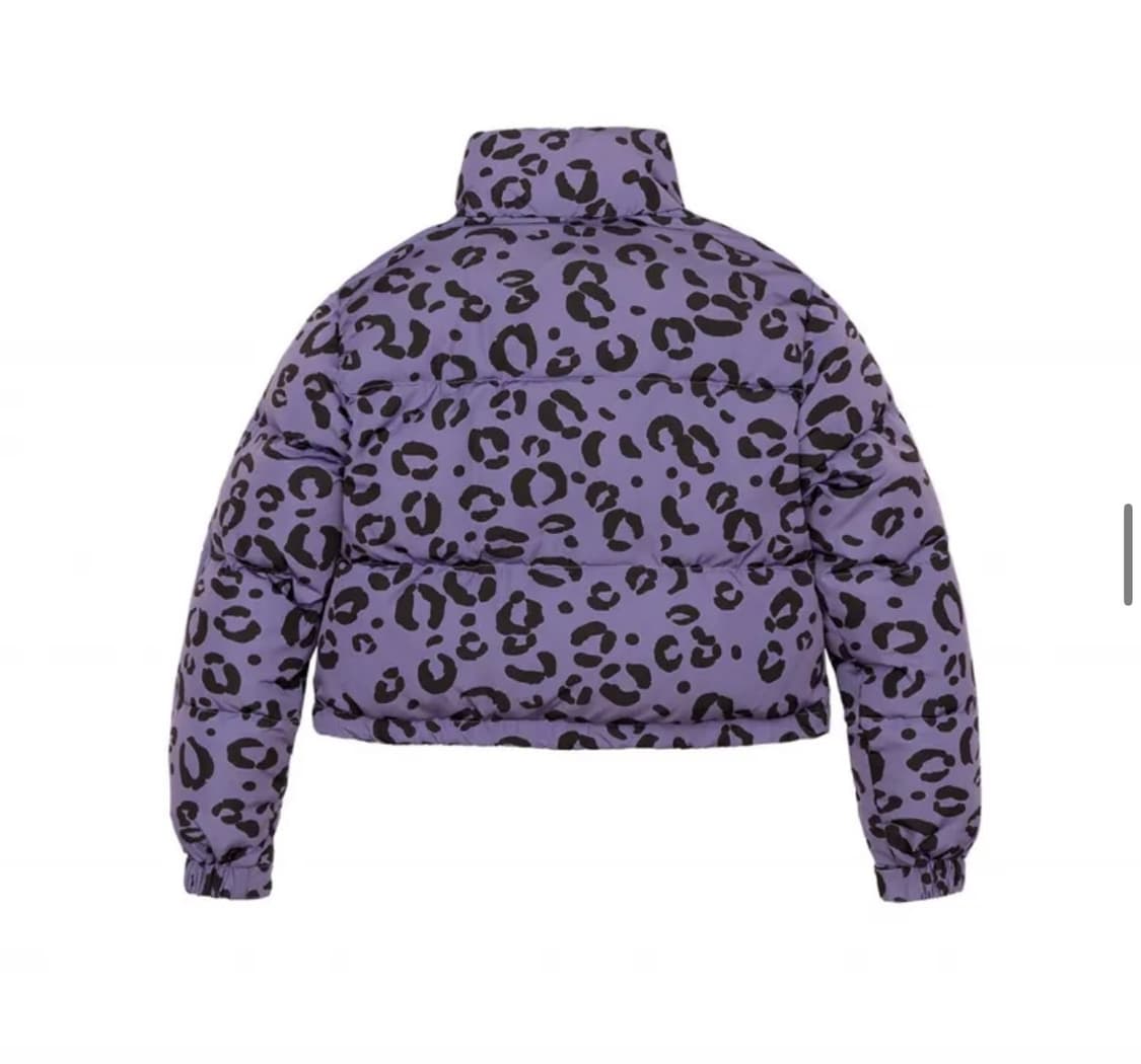 OIOI 패턴 패딩 자켓 퍼플 상품이미지4