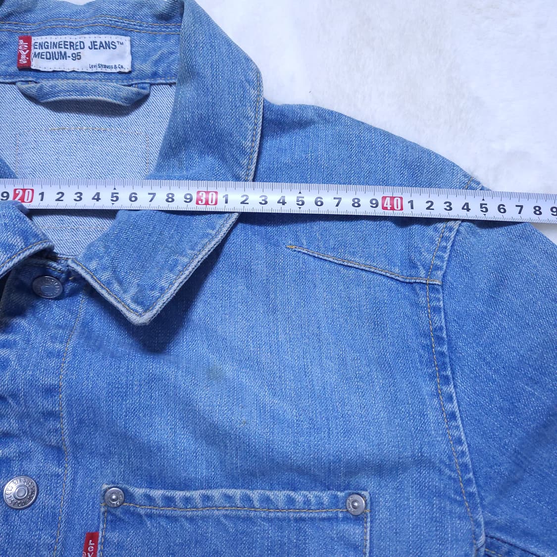 리바이스 남성 청자켓 M 0323 뽀샤샤 상품이미지3