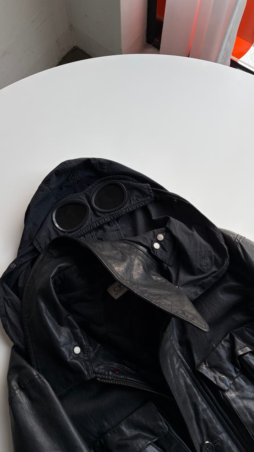 CP 컴퍼니 밀레 밀리아 레더 자켓 상품이미지5