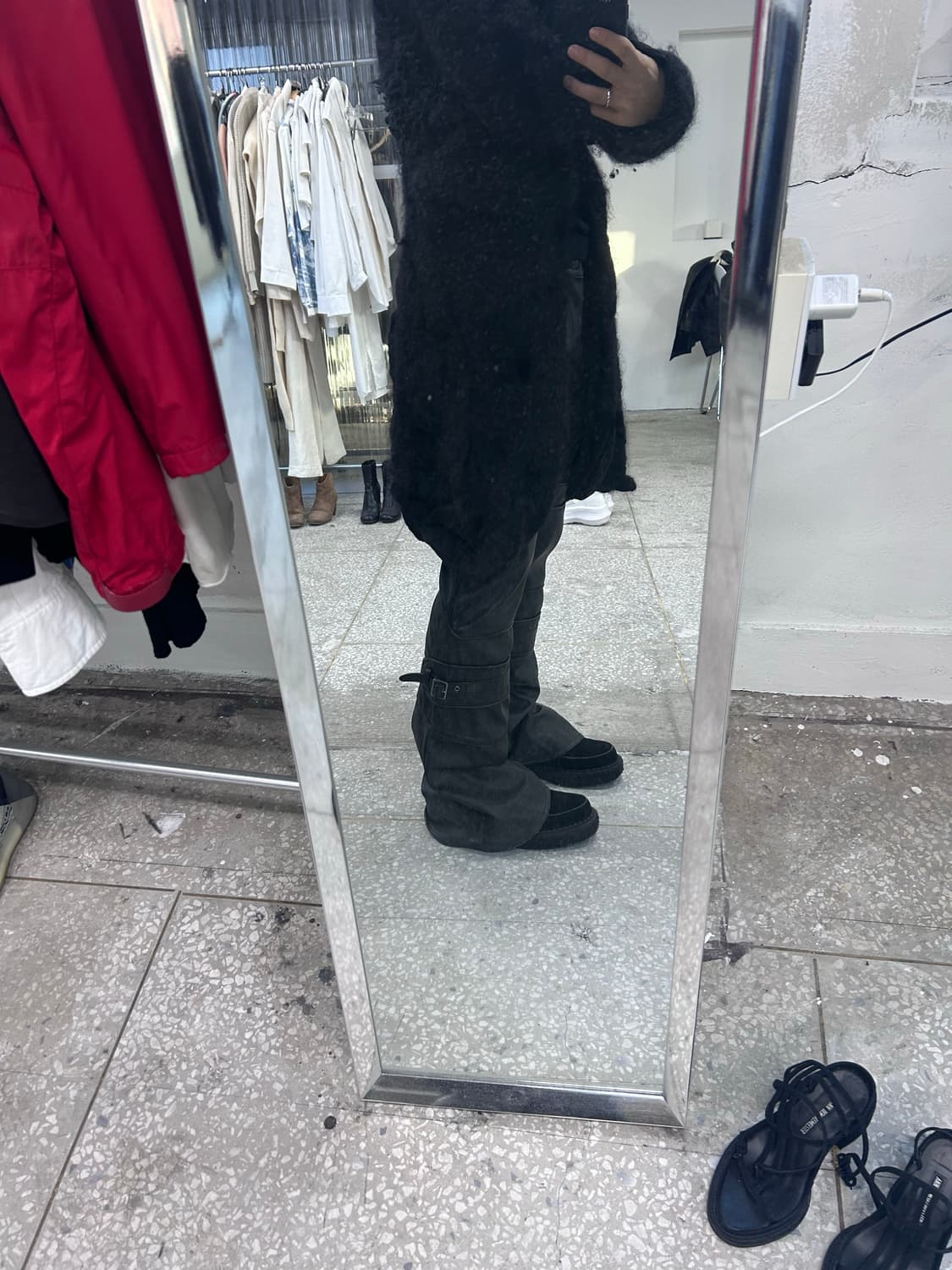 요지야마모토 크리퍼 클리퍼 스웨이드 로퍼 상품이미지2